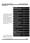 2003 LEGACY SERVICE MANUAL QUICK REFERENCE INDEX
