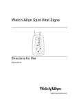 Spot Vital Signs 420 Series - Directions for Use