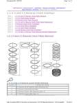 1-2-3-4 and 3-5 Reverse Clutch Overhaul