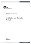 TB7100 Installation and Operation Manual