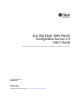 Sun StorEdge 3000 Family Configuration Service 2.4 User`s Guide