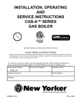 installation, operating and service instructions cgs-a