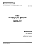 M-3E Switch and Lock Movement
