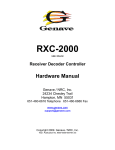 RXC-2000 Service Manual