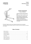 Nordic Capella 201 Instruction Guide