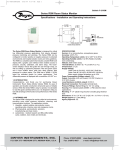 DWYER INSTRUMENTS, INC.