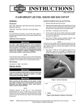 flush-mount led fuel gauge and gas cap kit - Harley