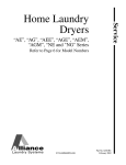 Home Laundry Dryer Service Manual