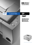 HP LaserJet 5P Printer Service Supplement