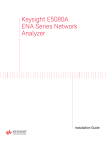 Keysight E5080A ENA Series Network Analyzer