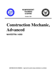 US Navy course Construction Mechanic