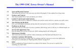 1999 GMC Envoy Owners Manual