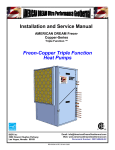 Installation and Service Manual Freon