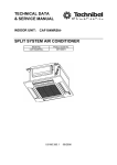 technical data & service manual split system air conditioner