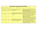 TSS Logs for Sony Television Products