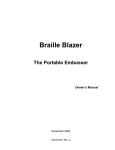 Braille Blazer Manual