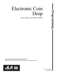 Programming Electronic Coin Drop
