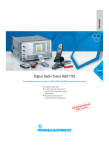 Digital Radio Tester &cedil;CTS