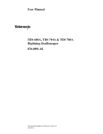 Tektronix TDS744A Manual