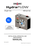 Hydraflow - SL Operator`s Manual 06-12-14
