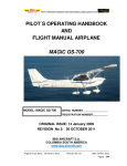 IBIS MAGIC GS-700 FLIGHT MANUAL