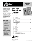 KSG002 - LevelBest Hydraulic Leveling Systems Service Manual