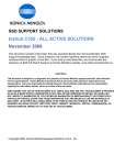 bizhub C352 - ALL ACTIVE SOLUTIONS November 2009