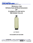 Manual for Operation & Maintenance Of Carbon Filter with Metered