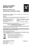 Falcon 350 Gas Boiling Top Installation Instructions