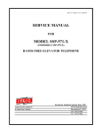 SERVICE MANUAL MODEL SSP-571-X