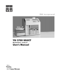 YSI 2700 SELECT User`s Manual