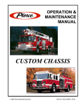 Pierce Custom Chassis Operation and Maintenance Manual