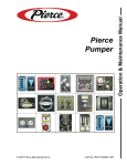 2008 Pierce Pumper Manual PM-P-OM260