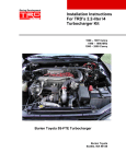 Burien Toyota 5SFE Turbo Installation Instructions