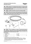 Tachometer Kit Fitting Instructions -