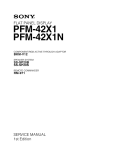 PFM-42X1/42X1N Service Manual - Philips Parts and Accessories