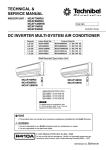 dc inverter multi-system air conditioner technical & service manual