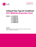 Ceiling & Floor Type Air Conditioner SVC MANUAL(Exploded View)