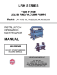 LRH Manual - US Vacuum Pumps