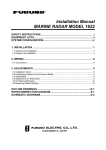 Installation Manual MARINE RADAR MODEL 1622