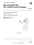 309967C Mini Fire-Ball 225, 50:1 Grease Pump