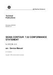 signa contour 7.52 conformance statement