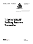 T-Series "SMART" Sanitary Pressure Transmitter - Anderson