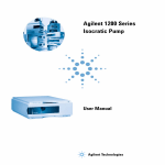 Agilent 1200 Series Isocratic Pump User Manual