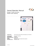 Owner/Operator Manual