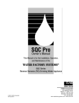 SQC PRO Manual - Clean Water Store
