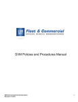 SVM Policies and Procedures Manual