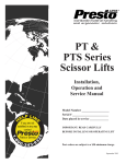 PT & PTS Series Scissor Lifts