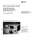 HP Precision LCR Meter Family Awareness Brochure