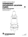 SUBMERSIBLE HAZARDOUS LOCATION PUMPS